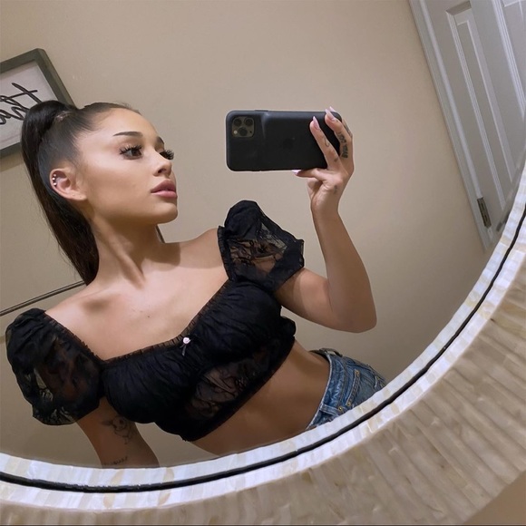 For Love And Lemons Tops - Ariana Grande Love & Lemons lace set